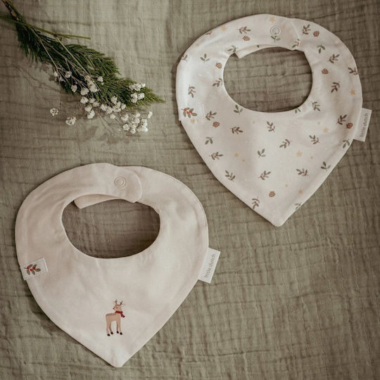 Little Dutch Little Bib Fabric Little Christmas 2pcs