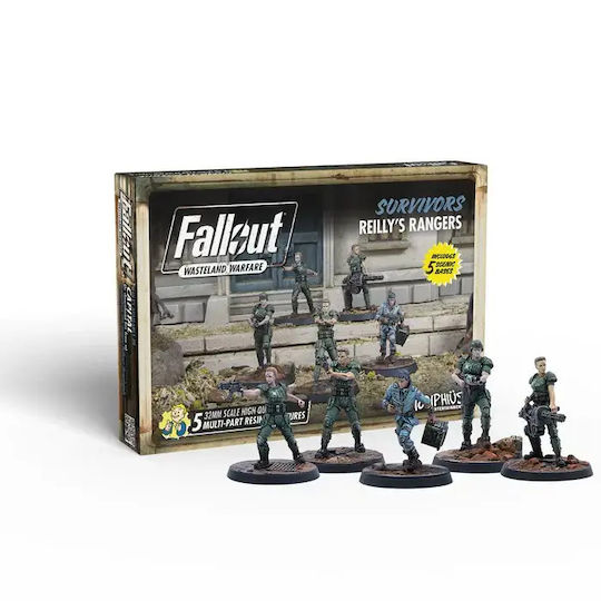 Fallout Wasteland Warfare Reillys Rangers Modiphius Miniaturi Rășină Capital Wave 32mm