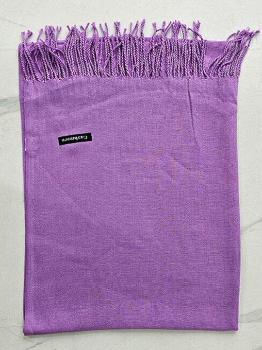 Women's Wool Scarf Purple