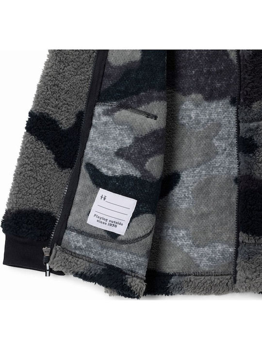 Παιδική Ζακέτα Fleece Καμουφλάζ Sherpa