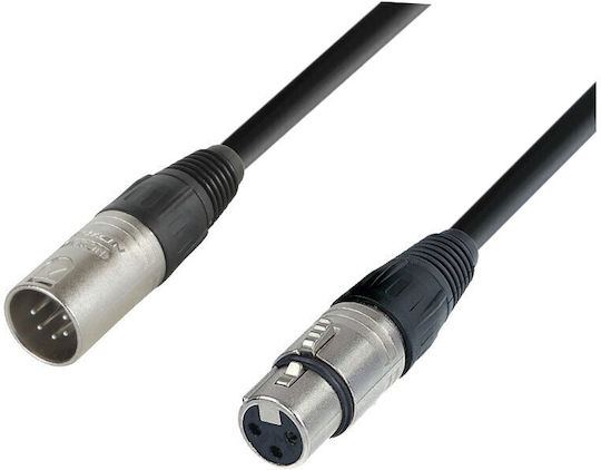 Prostage XLR male to XLR female 3m Cable (DMX-M5-03)