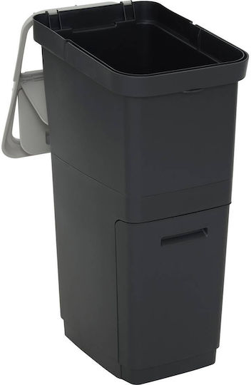 5Five Coș De Gunoi De Reciclare Din Plastic Negru 36.5lt