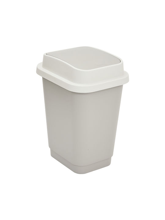 5Five Coș de Gunoi Plastic Bej 10lt 1buc