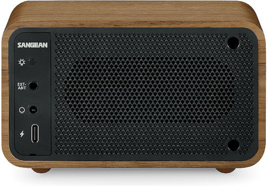 Sangean WR-8 Φορητό Ραδιόφωνο Επαναφορτιζόμενο με Bluetooth Vintage Walnut
