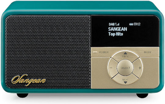 Sangean DDR-7X Настолен Акумулаторен Радиоприемник DAB+ с Bluetooth Зелен