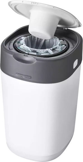 Tommee Tippee Twist & Click Diaper Disposal Bin White
