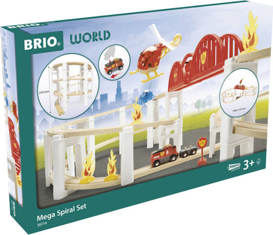 Brio Toys Set cu Trenuleț pentru 3+ ani+ Ani