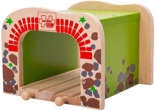 Big Jigs Tunel de Cale Ferată din Lemn pentru 3+ ani+ Ani