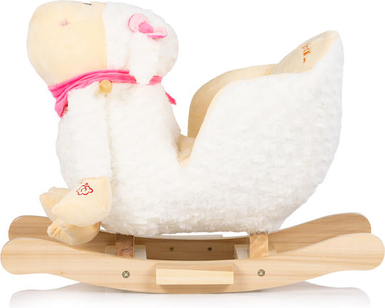 Chipolino Schaukelspielzeug Lamm für 10++ Monate mit Geräuschen für ein Gewicht bis zu 30kg