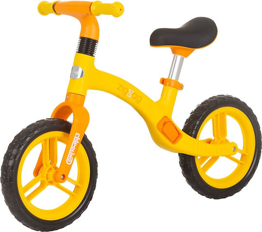 Chipolino Kids Balance Bike Zig Zag Yellow