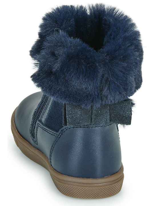 Παιδικά Μποτάκια με Φερμουάρ Μπλε