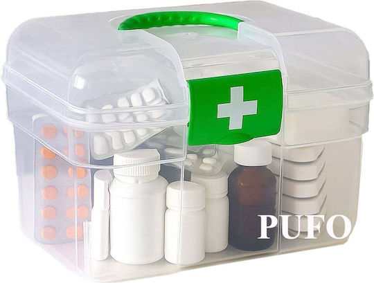 Storage Organizer Box Storing Keeping Medicines Pufo Medicine 21 x 14 cm Safe Storage Keeping