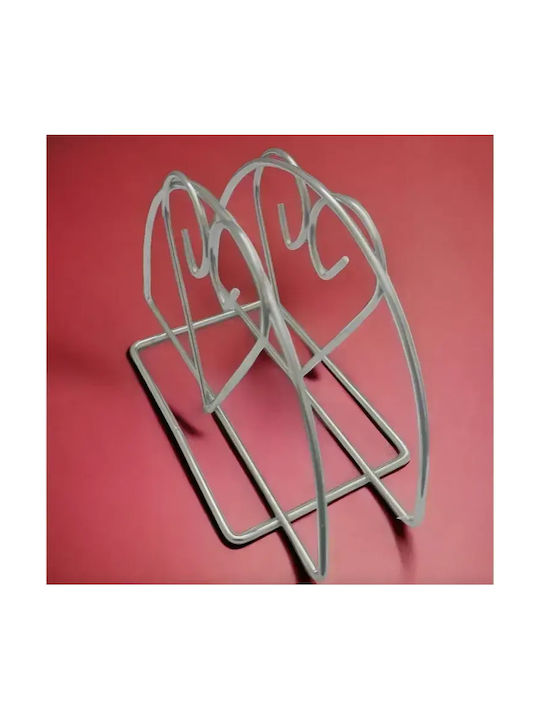 Tpster Metallic Napkin Holder Silver 13x6x7cm 36292