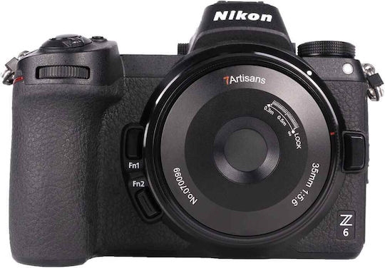 7artisans Full Frame Φωτογραφικός Φακός Photoelectric 35mm f/5.6 Wide Angle / Pancake για Nikon Z Mount Μαύρος