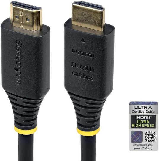 StarTech HDMI 2.1 Ultra High Speed 48Gbps 4K 120Hz HDR VRR Cable HDMI Male - HDMI Male 0.5m Black