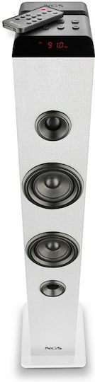 NGS Sky Charm Αυτοενισχυόμενο Ηχείο με Bluetooth 50W (Τεμάχιο) Λευκό