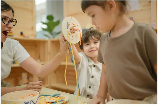 Plan Toys Lacing Toy made of Wood for 36++ Months
