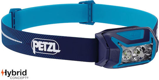 Petzl Rechargeable Headlamp LED IPX4 with Maximum Brightness 625lm Blue