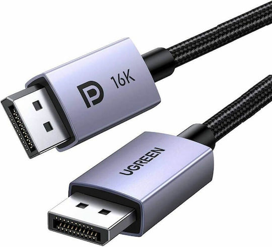 Ugreen DisplayPort-Kabel Männlich - DisplayPort-Männlich 1m Schwarz (15383)