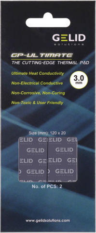 Gelid Solutions Thermal Pad 120x20x3mm 2pcs