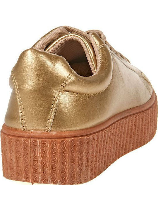 Damen Sneakers Gold