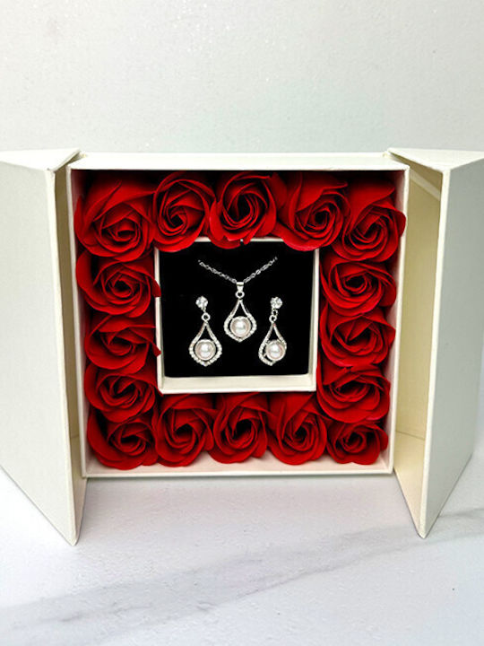 Velve Set mit Halskette & Ohrringe