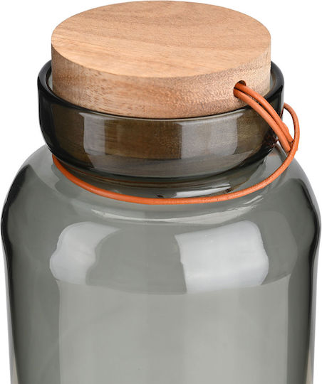Estia Allure General Use Vase with Airtight Lid Glass Transparent 750ml