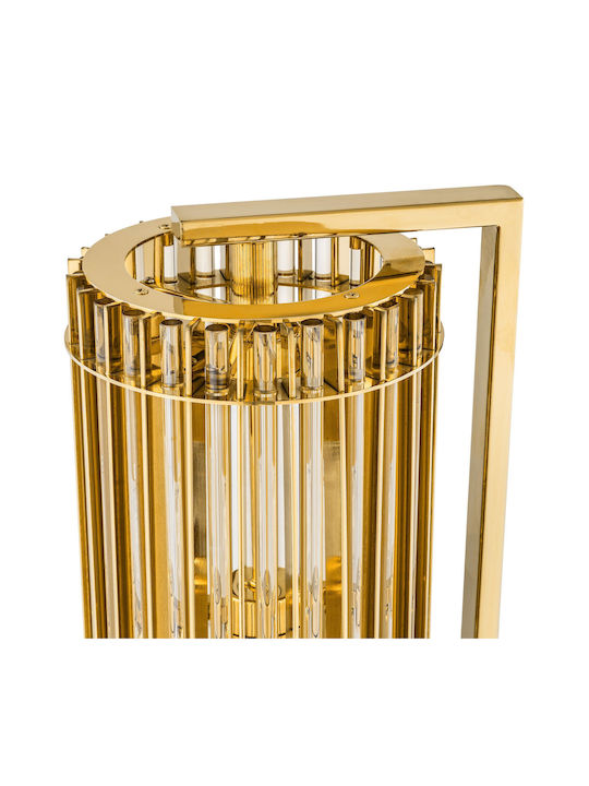 Eichholtz Metal Table Lamp for Socket E14 with Gold Shade and Base