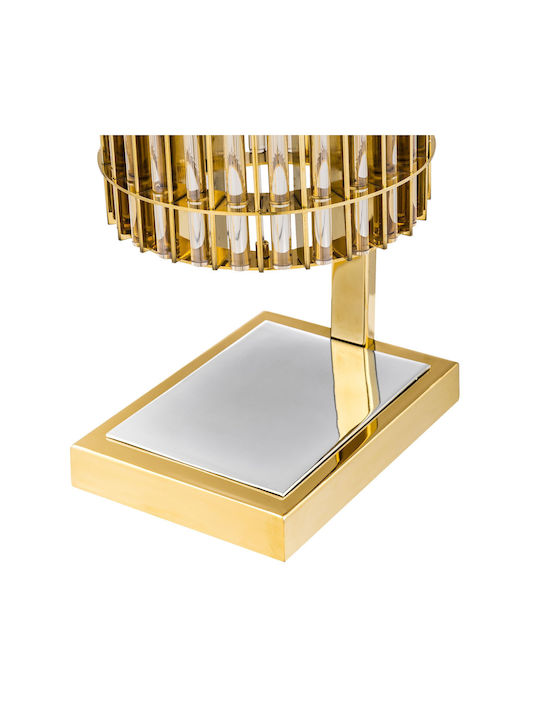 Eichholtz Metal Table Lamp for Socket E14 with Gold Shade and Base