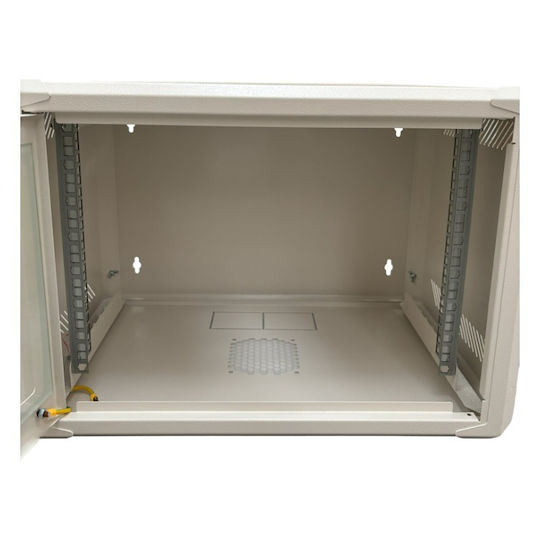 Masterlan Wandmontiert Rack-Schrank RCFP-6U-4G-G