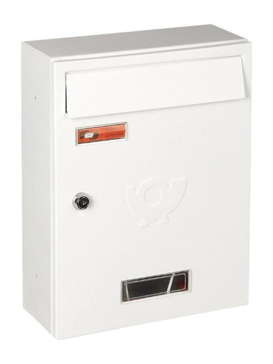 Viometal LTD Athens Outdoor Mailbox Plastic in Brown Color 33x10x26cm