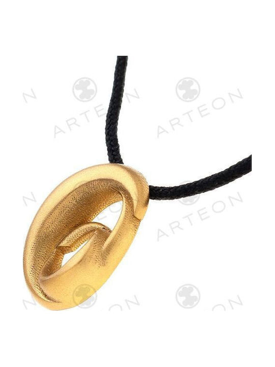 Arteon Colier Talisman Placat cu aur