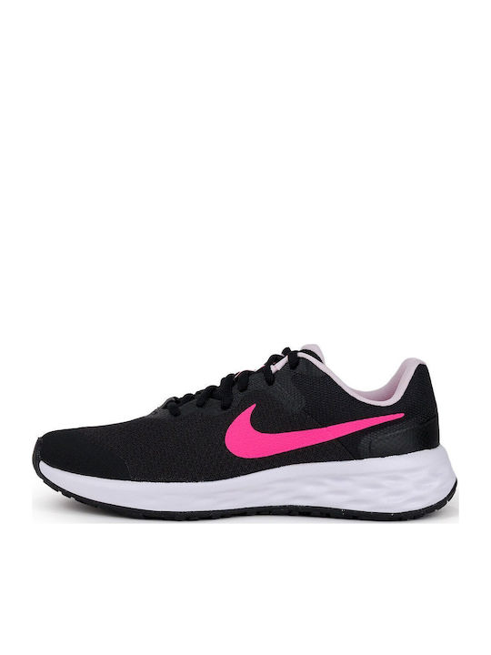 Revolution Revolution 6 Kids Sports Shoes Running with Laces Black / Hyper Pink / Pink Foam