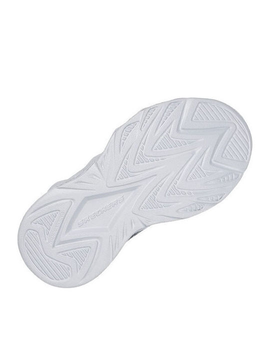 Kids Sneakers with Hoop & Loop Closure & Lights Gray