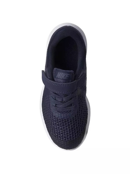 Revolution Revolution 4 Kids Sports Shoes Running with Hoop & Loop Closure Neutral Indigo / Light Carbon