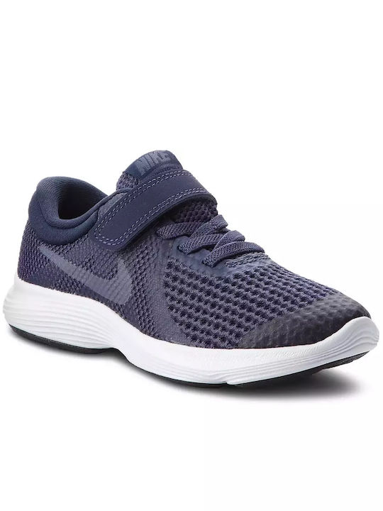 Revolution Revolution 4 Kids Sports Shoes Running with Hoop & Loop Closure Neutral Indigo / Light Carbon