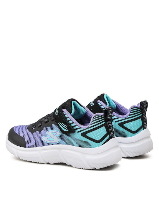 Go Run 650 Kids Sports Shoes Running with Hoop & Loop Closure Purple