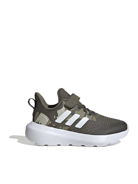 Fortarun Fortarun 3.0 Kids Sports Shoes Running with Hoop & Loop Closure Olive Strata / Cloud White / Shadow Olive