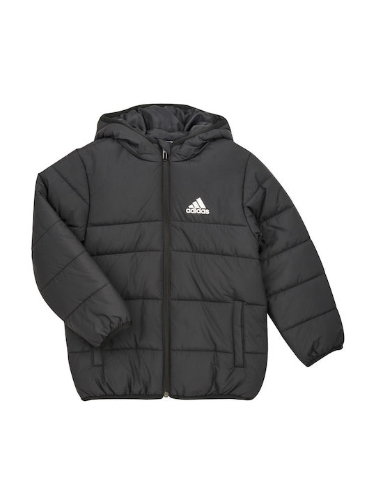 Kids' Sports Jacket Short with Hood Black