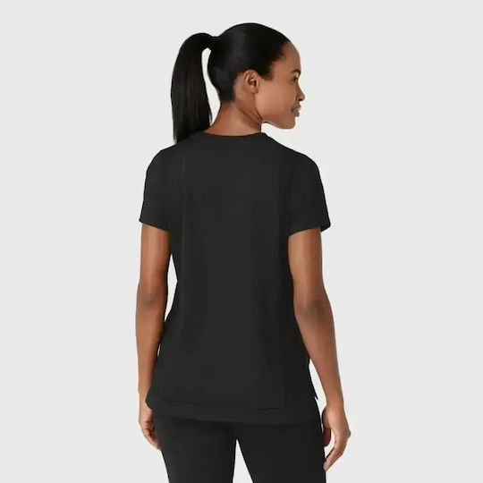 WonderWink Women's Black Medical Blouse