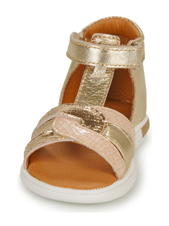 Sandale Tip Pantof Mallorie Aurii