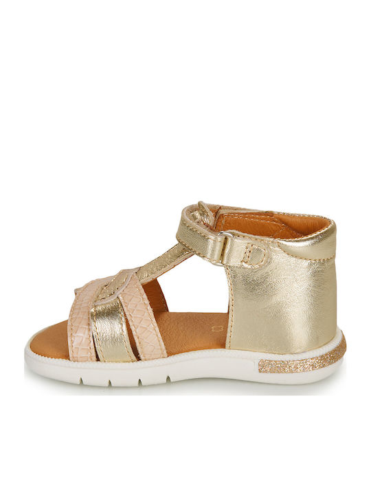 Sandale Tip Pantof Mallorie Aurii