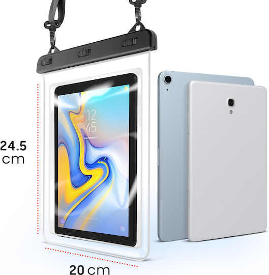 Husă Rezistentă la Apă Avizar pentru Tabletă 12 Inch Ipx8 Fereastră Touch Curea Sienna