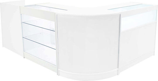 Polaris Led Shop Counter Set K900 B900 Tb60 & Cm60 Weiß