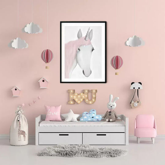 Παιδικό Κάδρο Unicorn 30x40εκ.