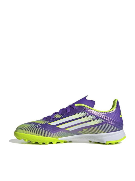 F50 League TF Ghete De Fotbal Pentru Copii Cu Talpă Cu Crampoane Violet