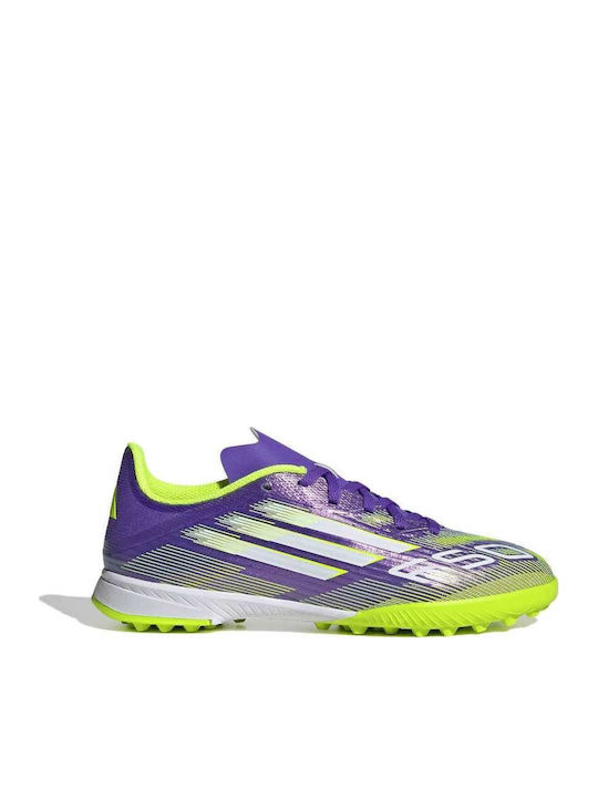 F50 League TF Ghete De Fotbal Pentru Copii Cu Talpă Cu Crampoane Violet