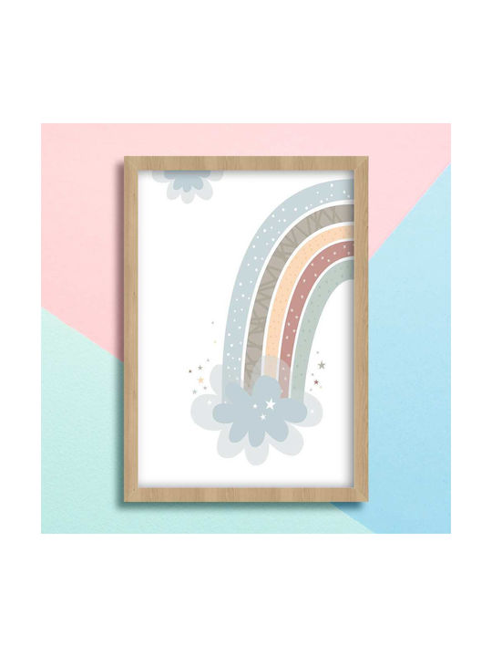 Детска Рамка Blue Rainbow от Дърво 30x40бр