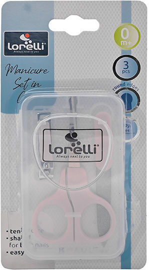 Lorelli Baby Nail Care Set Pink 3pcs