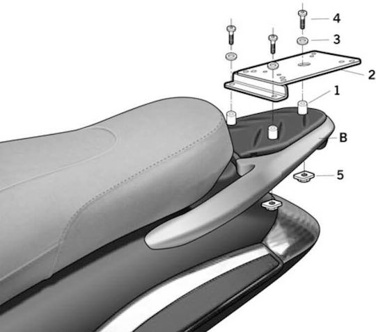 Shad Case Mounts for Piaggio Beverly 125